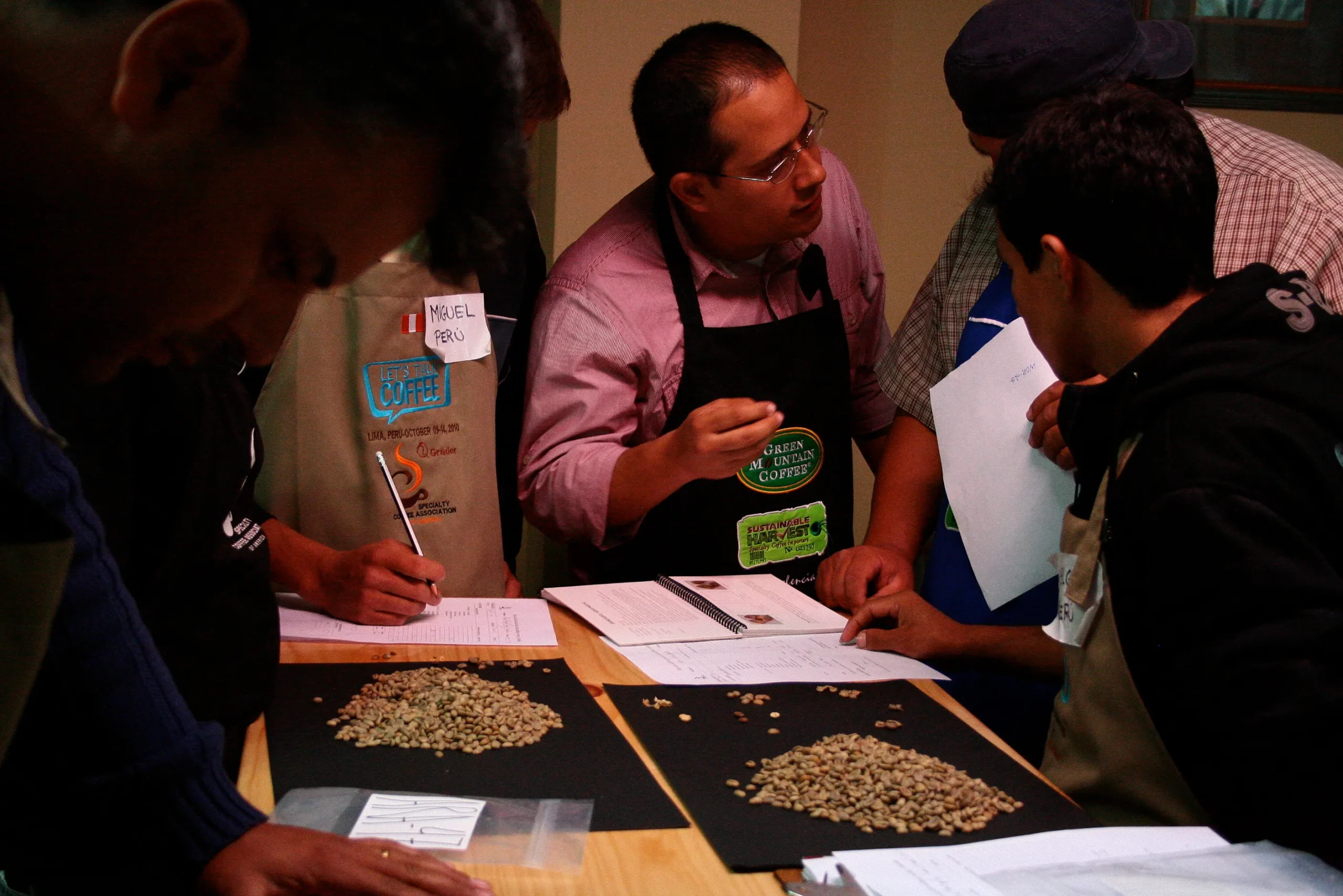 Muestras de café – control de calidad